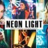 Neon Light Mobile & Desktop Lightroom Presets