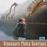 Пакет с наложением фотографий динозавров