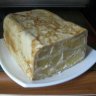 Блинный пирог с сметанно-яблочной начинкой