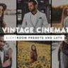 50 Vintage Cinematic Lightroom Presets & LUTs
