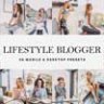 50 Lifestyle Blogger Lightroom Presets & LUTs