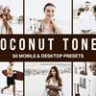 50 Coconut Tones Lightroom Presets & LUTs
