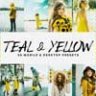 50 Teal & Yellow Lightroom Presets & LUTs