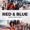 20 Red and Blue Lightroom Presets & LUTs