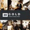 20 Gold Lightroom Presets & LUTs
